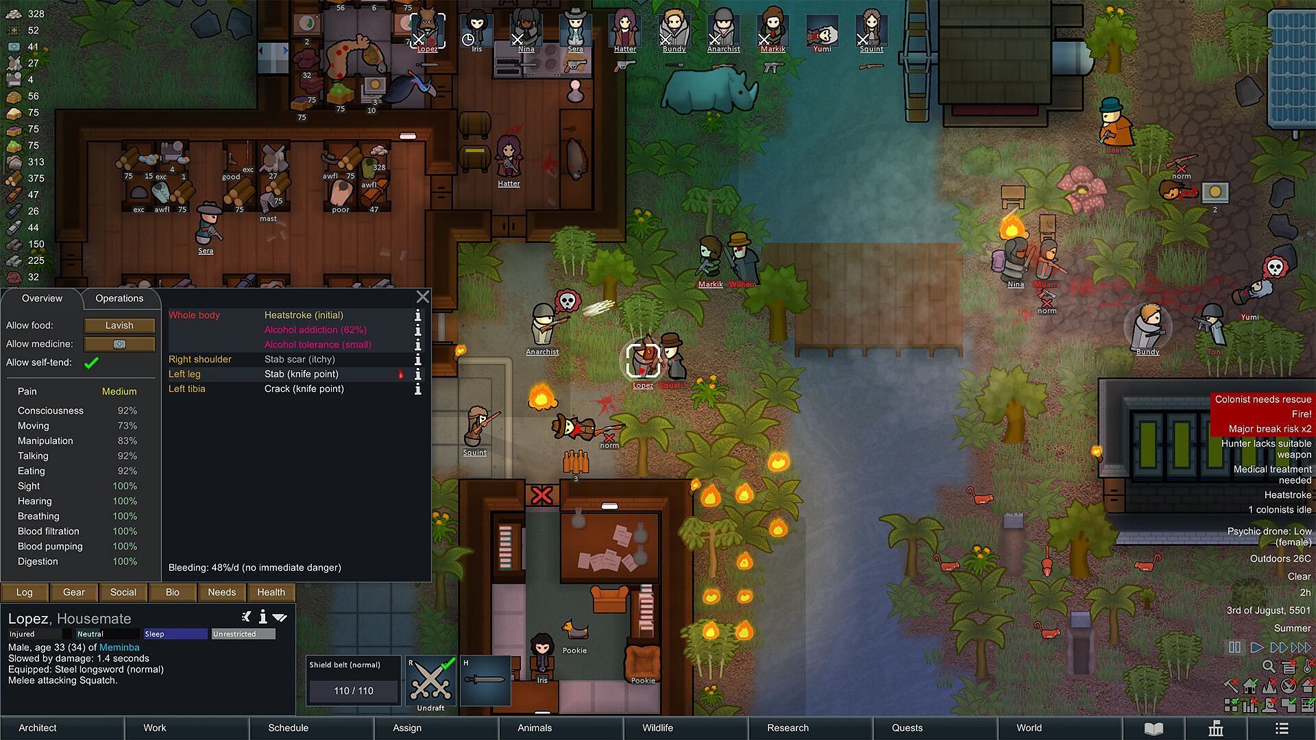Components are the backbone of your Rimworld colony (Image via Ludeon Studios)